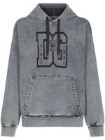 Dolce & Gabbana hoodie à logo imprimé - Gris - thumbnail