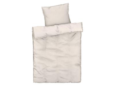 LIVARNO home Satijnen dekbedovertrek 140 x 200 cm (Beige)