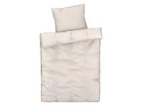 LIVARNO home Satijnen dekbedovertrek 140 x 200 cm (Beige)