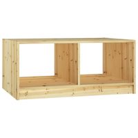 vidaXL Salontafel 75x50x33,5 cm massief vurenhout