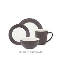 GreenGate Alice Chocolade Bruin Serviesset 4-delig