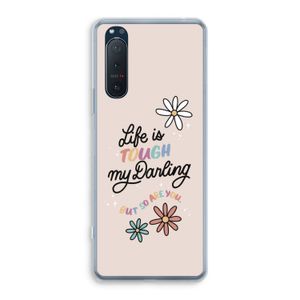Tough Life: Sony Xperia 5 II Transparant Hoesje