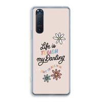 Tough Life: Sony Xperia 5 II Transparant Hoesje