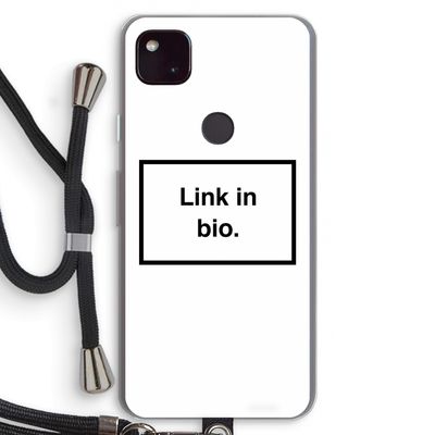 Link in bio: Pixel 4a 5G Transparant Hoesje met koord