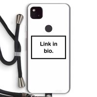 Link in bio: Pixel 4a 5G Transparant Hoesje met koord