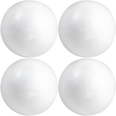 Piepschuim bol/bal - 4x - wit - D3 cm - styropor - hobby figuren - DIY - knutselen