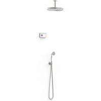 Regendouche set electronisch Tres Shower Technology Classic | Inbouw | Thermostaatkraan | 2-weg | Vintage | RVS look