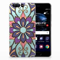 Huawei P10 TPU Case Purple Flower - thumbnail