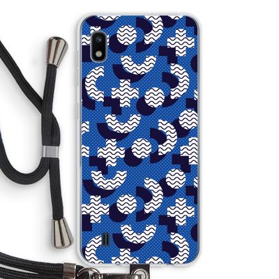 8-bit N°5: Samsung Galaxy A10 Transparant Hoesje met koord