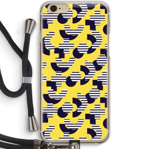 8-bit N°3: iPhone 6 / 6S Transparant Hoesje met koord