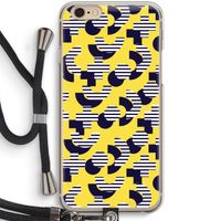 8-bit N°3: iPhone 6 / 6S Transparant Hoesje met koord