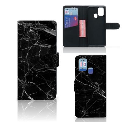 Samsung Galaxy M31 | Bookcase | Marmer Zwart - Origineel Cadeau Vader