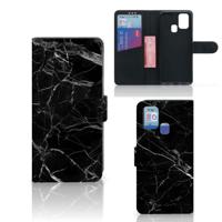 Samsung Galaxy M31 | Bookcase | Marmer Zwart - Origineel Cadeau Vader Samsung Galaxy M31 | Bookcase | Marmer Zwart - Origineel Cadeau Vader