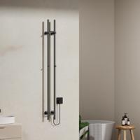 Elektrische staafhanddoekradiator Belrad Rod | 150x13 cm | 120 watt | Gunmetal grijs