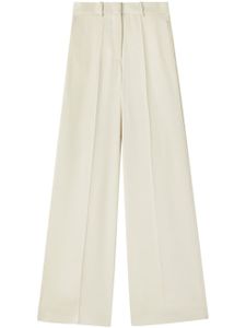 Jil Sander pantalon de tailleur à coupe ample - Blanc