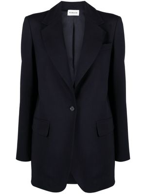 P.A.R.O.S.H. blazer en laine vierge - Bleu