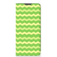 Motorola Moto G22 | Hoesje met Magneet | Waves Green