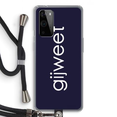 Gijweet: OnePlus 9 Pro Transparant Hoesje met koord