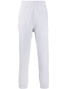 MSGM pantalon de jogging à logo imprimé - Blanc