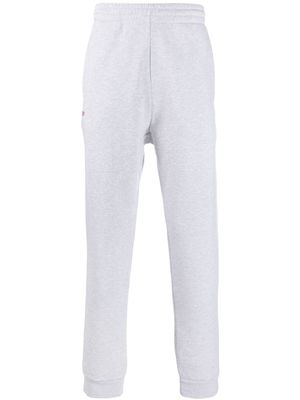 MSGM pantalon de jogging à logo imprimé - Blanc