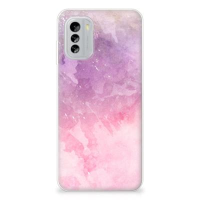 Smartphone hoesje Nokia G60 Pink Purple Paint