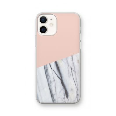 A touch of peach: iPhone 12 Transparant Hoesje