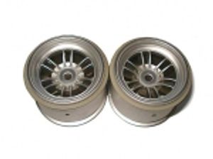 Ft01 precision wheel set (silver/front/2pcs)