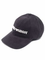 Emporio Armani casquette à logo brodé - Bleu