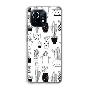 Cactusmotief: Xiaomi Mi 11 Transparant Hoesje