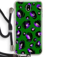 Green Cheetah: Samsung Galaxy J7 (2017) Transparant Hoesje met koord