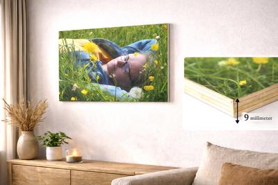 Foto op multiplex 70x70 cm