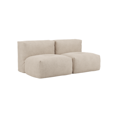 Soft Sofa Indoor - 2 Seater - Beige - SACKit