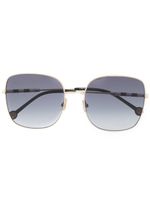 Carolina Herrera lunettes de soleil à monture carrée - Or