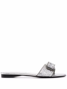 Ferragamo sandales à nœud Vara - Argent