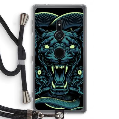 Cougar and Vipers: Sony Xperia XZ2 Transparant Hoesje met koord