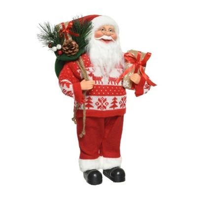 Kerstman acryl l25b15h45cm rood - Ksd