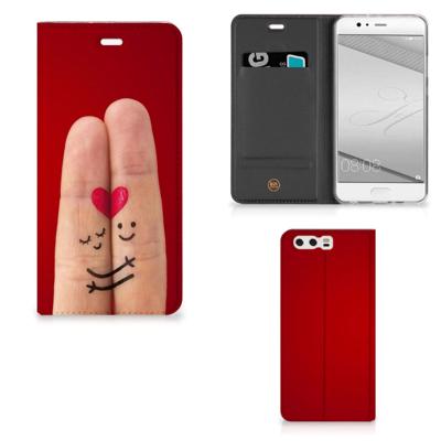 Huawei P10 Plus Hippe | Standcase | Liefde - Origineel Romantisch Cadeau