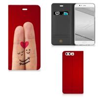 Huawei P10 Plus Hippe | Standcase | Liefde - Origineel Romantisch Cadeau