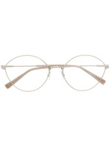 Max Mara Eyewear lunettes de vue à monture ronde - Or