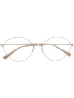 Max Mara Eyewear lunettes de vue à monture ronde - Or