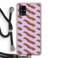 Bacon to my eggs #2: Samsung Galaxy A51 5G Transparant Hoesje met koord