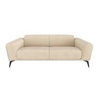 3-zitsbank in beige geweven stof 220cm