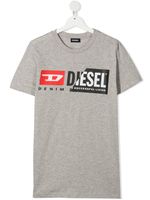 Diesel Kids t-shirt à logo imprimé - Gris