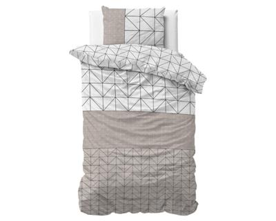 Sleeptime Flanel Gino Taupe 140 x 200/220 cm