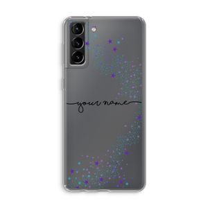 Sterren: Samsung Galaxy S21 Plus Transparant Hoesje