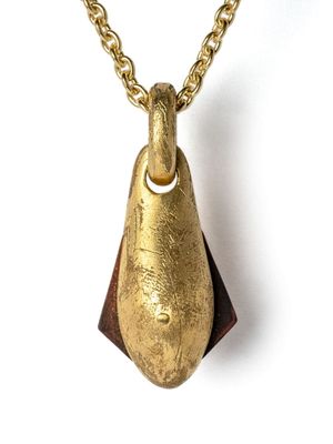 Parts of Four collier Chrysalis en plaqué or