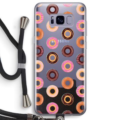 Donuts: Samsung Galaxy S8 Plus Transparant Hoesje met koord