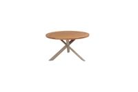 Taste Prado dining tafel teak latte dia. 130 cm - 4so
