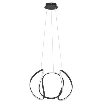 Highlight HanglampKyra XL design zwart Ø 70cm - H5576.01