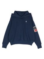 POLO RALPH LAUREN KIDS hoodie à motif Polo Pony brodé - Bleu